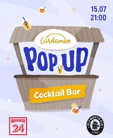 Cardamon Pop Up Cocktail Bar