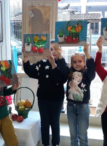 рисуване за деца в арт галерия "GARYELI"